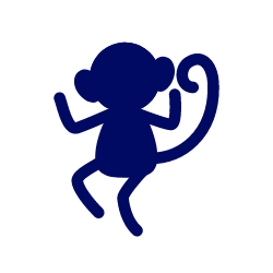 logo singes bleus 